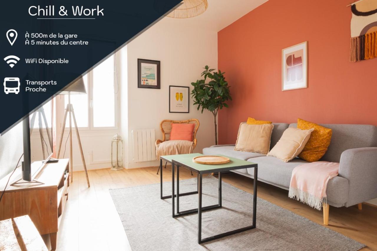 Chill And Work / Gare Tgv / Beau T2 Renove Daire Rennes Dış mekan fotoğraf